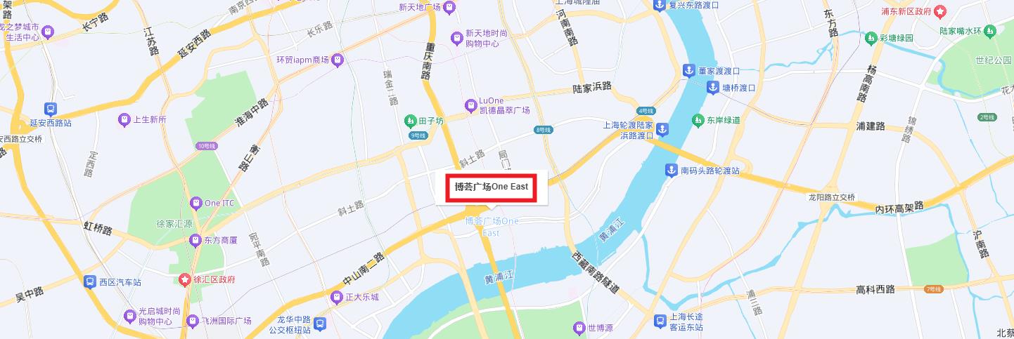博荟广场交通区位图